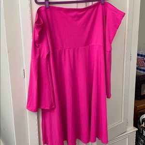 Pink off shoulder Torrid dress